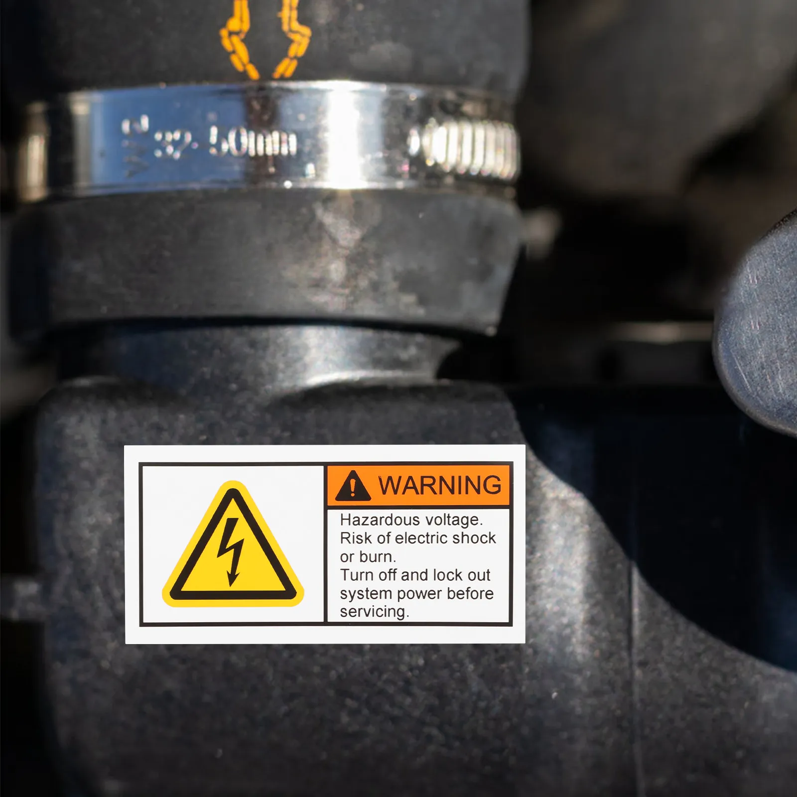 2Pcs Voltage Warning Signs Electric Shock Danger Labels Safety Signs for Electrical Panels Maintenance Warning Stickers
2Pcs Voltage Warning Signs Electric Shock Danger Labels Safety Signs for Electrical Panels Maintenance Warning Stickers