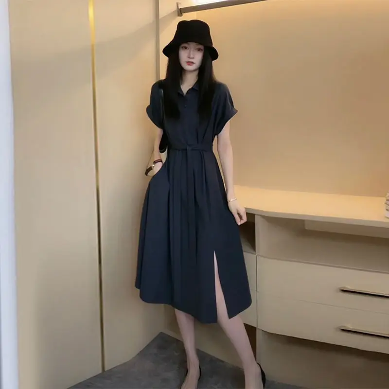 Polo Collar Dress for Women in Early Autumn New Style to Look Slim and Look Slim and Simple and Slim
Polo Collar Dress for Women in Early Autumn New Style to Look Slim and Look Slim and Simple and Slim