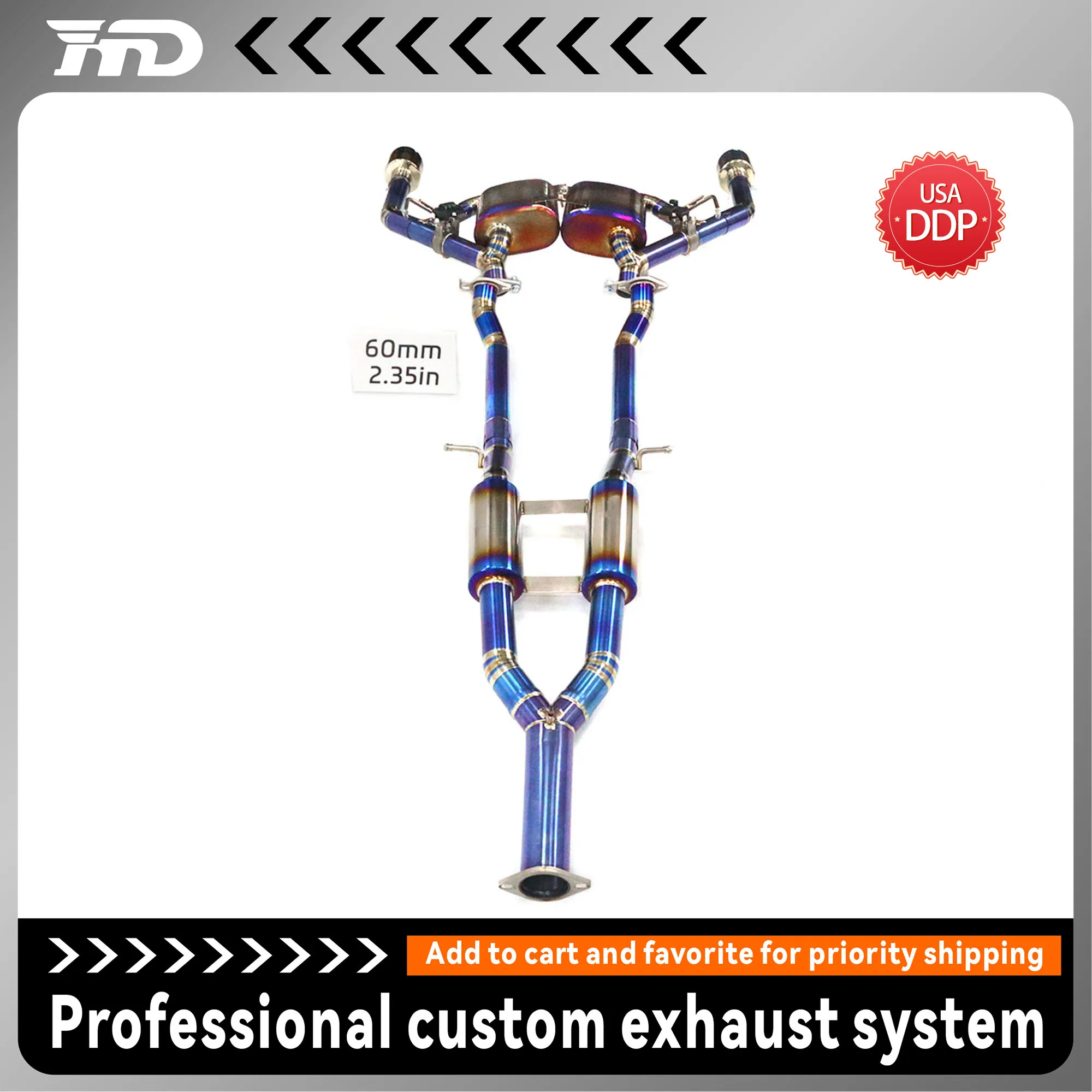 Valved Ti Exhaust for Infiniti Q50 3.7L Wireless Remote Control Quiet Close / Loud Open Mode Power Sound Upgrade
Valved Ti Exhaust for Infiniti Q50 3.7L Wireless Remote Control Quiet Close / Loud Open Mode Power Sound Upgrade