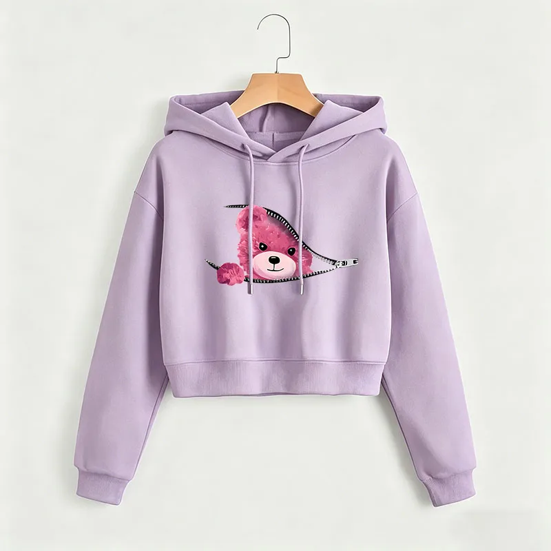 Cartoon Bear Print Autumn Winter Cropped Sweatshirt Crop Top Hoodie Y2k Sweatshirts Gothic Casual Style Clothes
Cartoon Bear Print Autumn Winter Cropped Sweatshirt Crop Top Hoodie Y2k Sweatshirts Gothic Casual Style Clothes