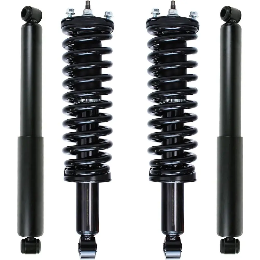 Detroit Axle - 4pc Struts Shocks for Toyota 1995-2004 Tacoma, 2 Front Struts with Coil Spring 2 Rear Shock Absorbers 1996 1997 1
Detroit Axle - 4pc Struts Shocks for Toyota 1995-2004 Tacoma, 2 Front Struts with Coil Spring 2 Rear Shock Absorbers 1996 1997 1
