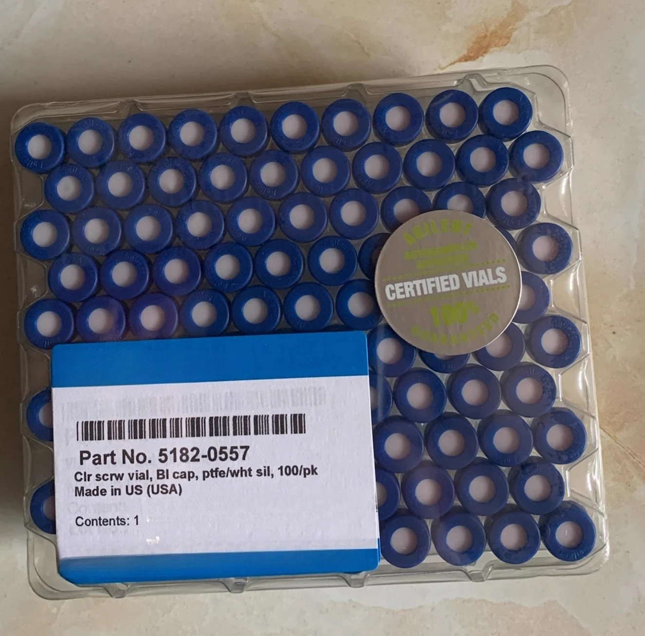 Original 2ml Sample Bottle Transparent Threaded Cap White Silicone Pad 100/pk Special 5182-0864
Original 2ml Sample Bottle Transparent Threaded Cap White Silicone Pad 100/pk Special 5182-0864
