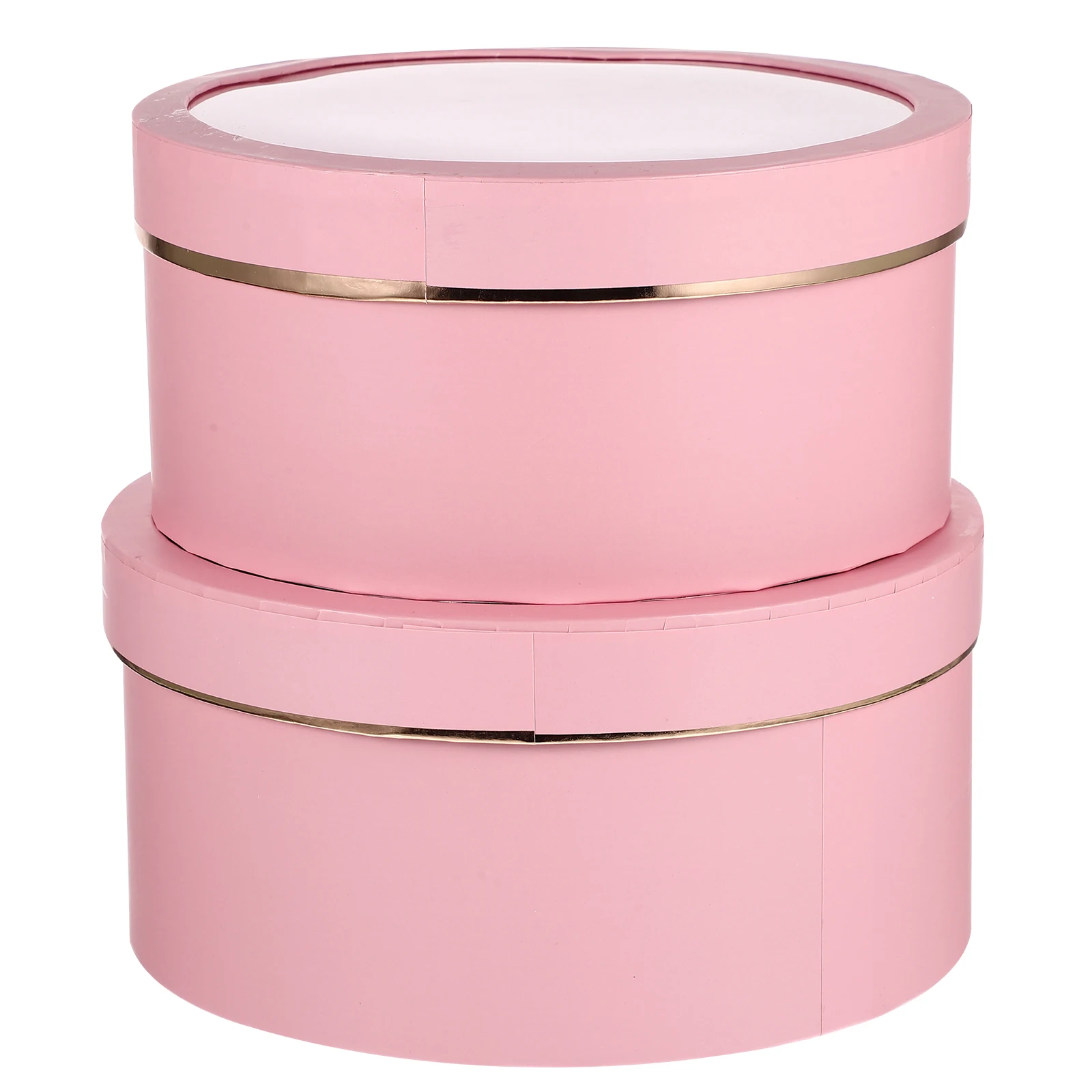 2 Pcs Flower Gift Box Fresh Flowers Boxes Round with Window Coated Paper Lid for Mother Valentine Day
2 Pcs Flower Gift Box Fresh Flowers Boxes Round with Window Coated Paper Lid for Mother Valentine Day
