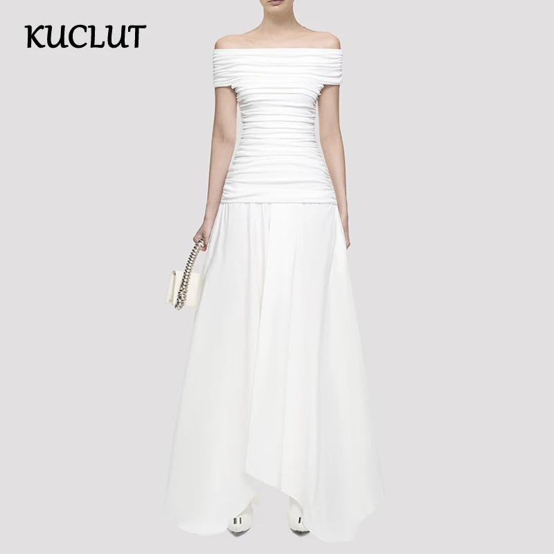 KUCLUT 2025 New Short Sleeve Irregular Overlay Sheer Panel Midi Length Elegant Women Dress Romantic Feminine Dresses Female
KUCLUT 2025 New Short Sleeve Irregular Overlay Sheer Panel Midi Length Elegant Women Dress Romantic Feminine Dresses Female