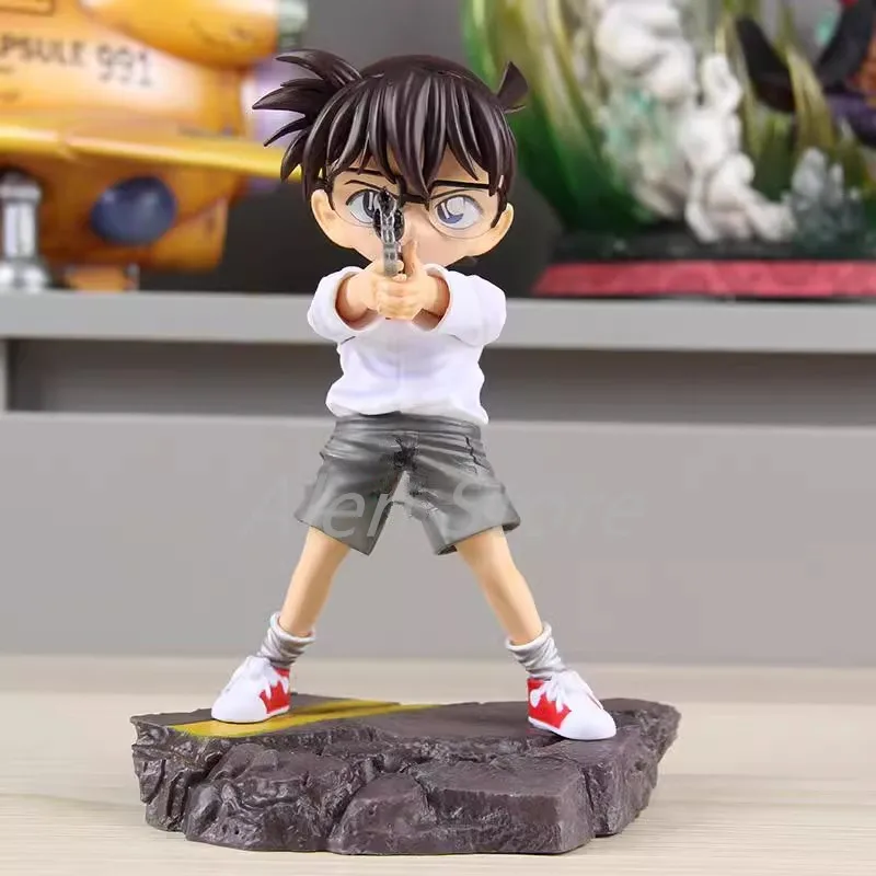 18cm Anime Detective Conan Action Figures GK Conan Edogawa Figure Raise a gun Figurine Model PVC Statue Collection Ornament Toys
18cm Anime Detective Conan Action Figures GK Conan Edogawa Figure Raise a gun Figurine Model PVC Statue Collection Ornament Toys