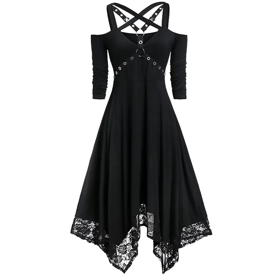 Halloween Plus Size Open Schouder E