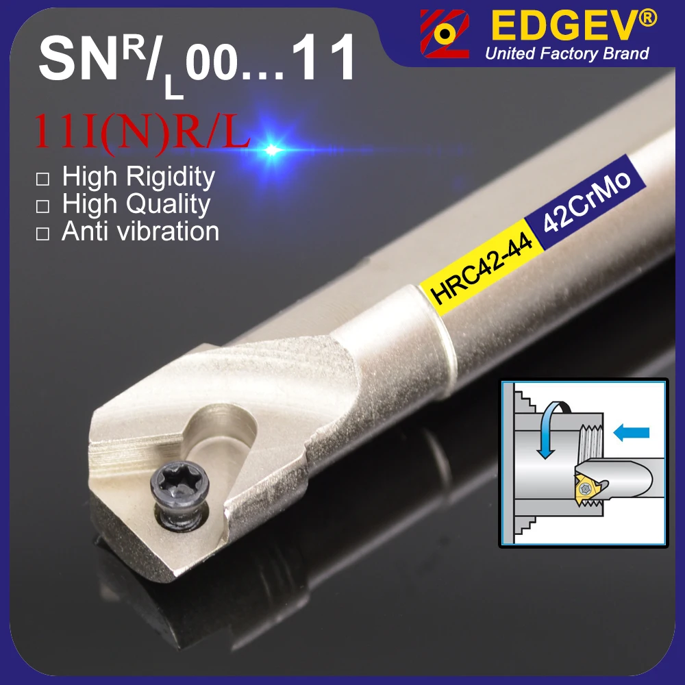 SNR0010K11 SNR0012M11 SNR0013M11 SNL SNR Internal thread Turning Tool Holder. Metal Lathe thread Cutter for MMT 11IR Insert
SNR0010K11 SNR0012M11 SNR0013M11 SNL SNR Internal thread Turning Tool Holder. Metal Lathe thread Cutter for MMT 11IR Insert