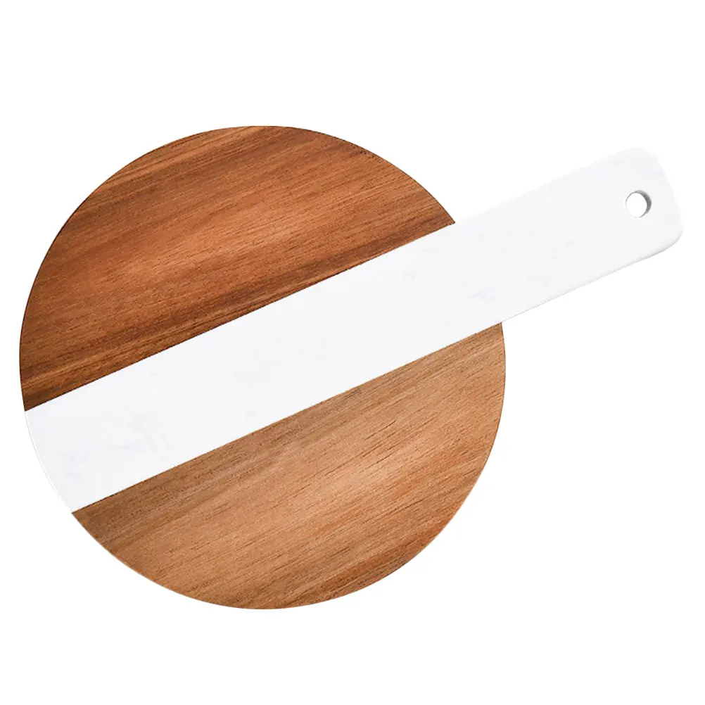 Marble Spliced Wooden Cutting Board H held Double Sided Fruit Bread Steak Nordic Anti Cracking Deformation Smooth Edges Polished
Marble Spliced Wooden Cutting Board H held Double Sided Fruit Bread Steak Nordic Anti Cracking Deformation Smooth Edges Polished