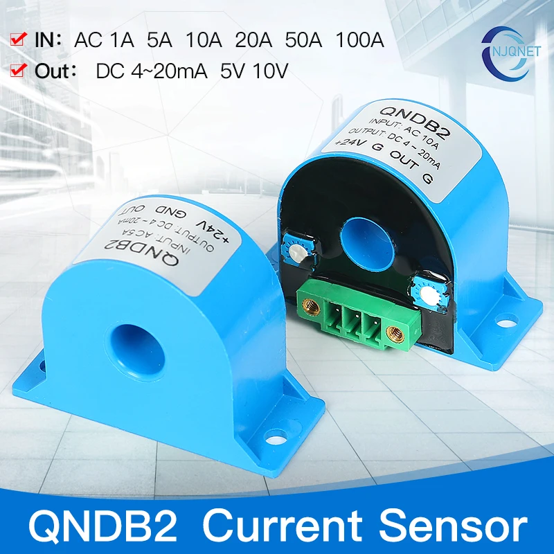 Датчик тока NJQNET QNDB2 0,5% точности 4-20 мА
Датчик тока NJQNET QNDB2 0,5% точности 4-20 мА