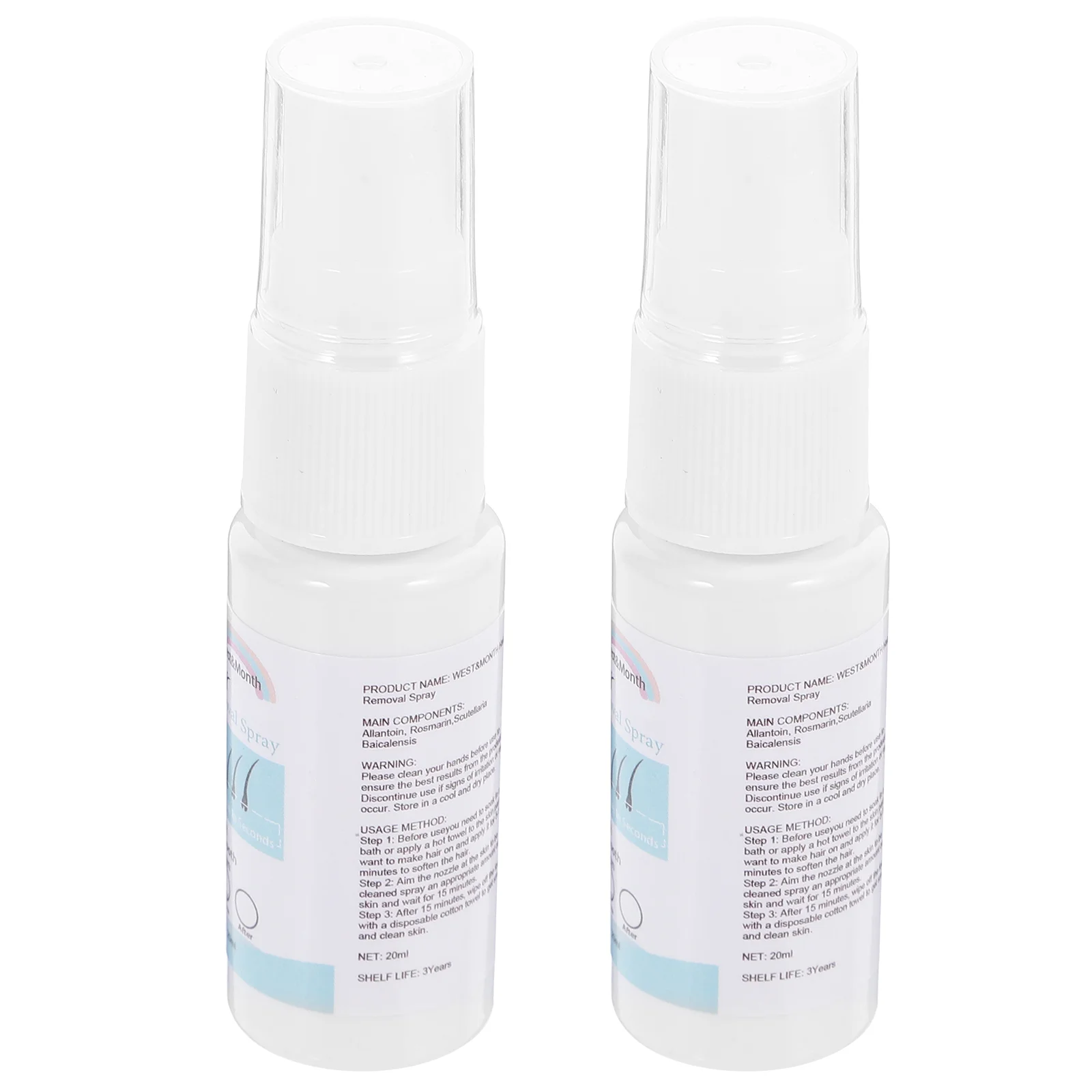 2 Bottles Epilator Hair Removal Spray Bottled Inhibitor White Remover Painless Miss
2 Bottles Epilator Hair Removal Spray Bottled Inhibitor White Remover Painless Miss