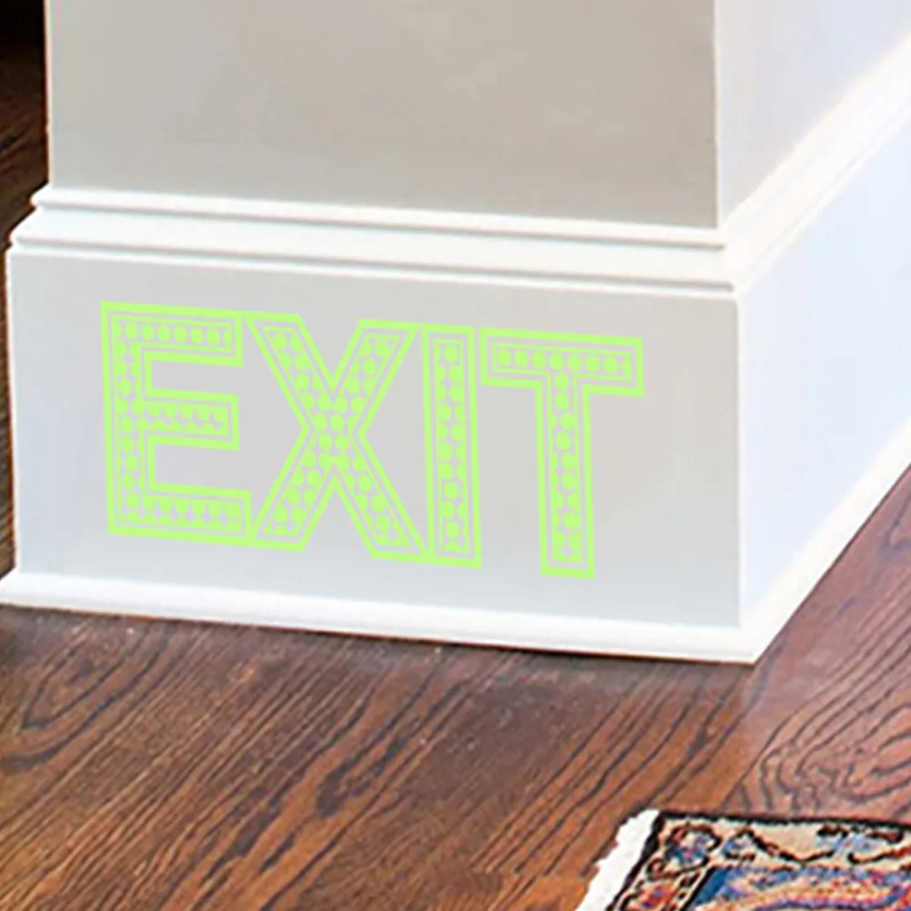 2 Sheets Glow in The Dark Exit Signs Light Emergency Exit Sticker Adhesive Wall Decals for Smooth
2 Sheets Glow in The Dark Exit Signs Light Emergency Exit Sticker Adhesive Wall Decals for Smooth