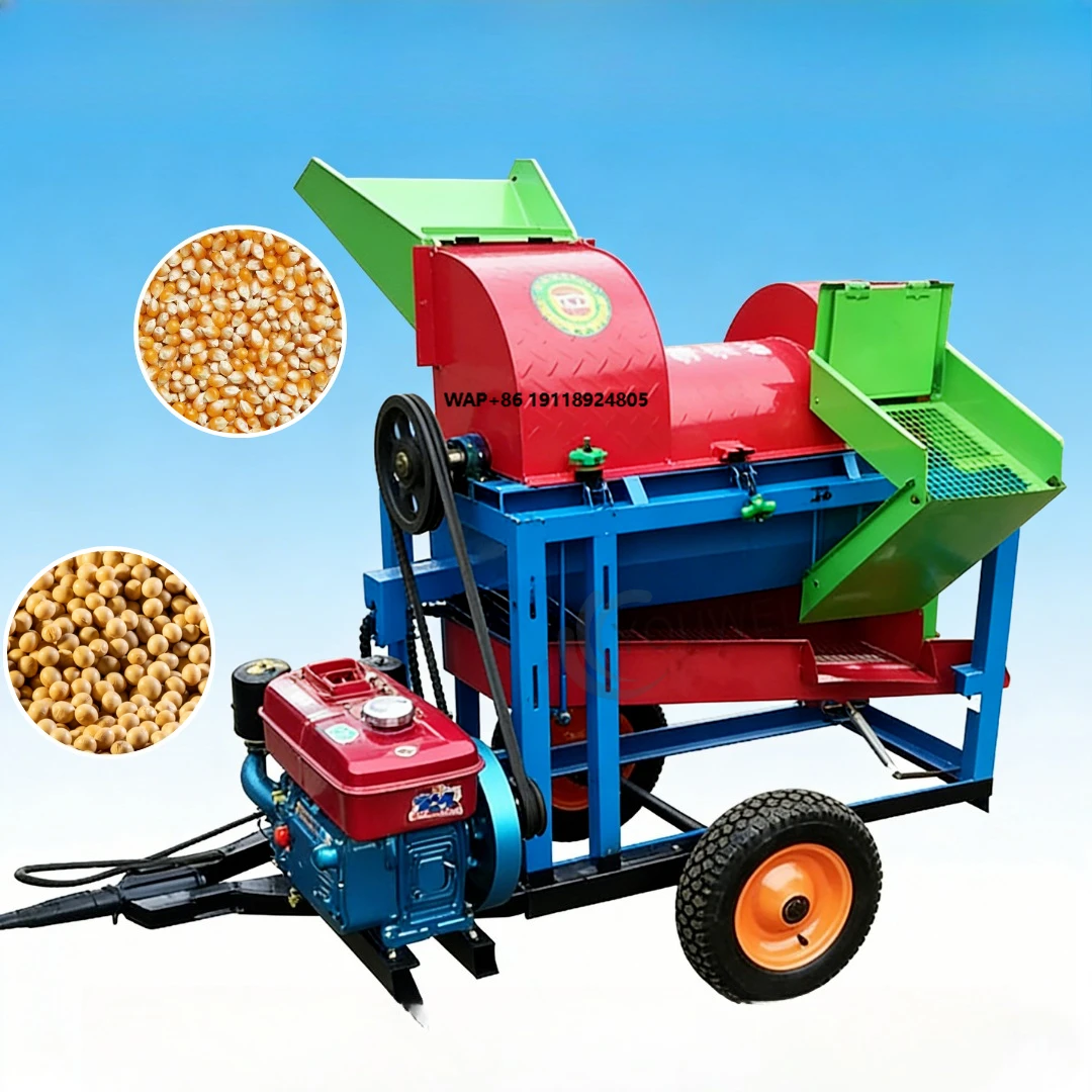 Multi-functional Motor Grain Threshing Machine for Corn Wheat Sorghum Soybean | Portable Small 4000kg/h 3-4KW
Multi-functional Motor Grain Threshing Machine for Corn Wheat Sorghum Soybean | Portable Small 4000kg/h 3-4KW