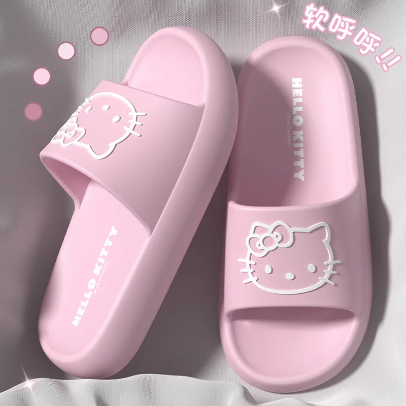 2026 New Hello Kitty Couple Slippers Casual Cartoon Bathroom Slipper Thick Soled Sanrio Kawaii EVA Shoes Women Non-Slip Sandals
2026 New Hello Kitty Couple Slippers Casual Cartoon Bathroom Slipper Thick Soled Sanrio Kawaii EVA Shoes Women Non-Slip Sandals