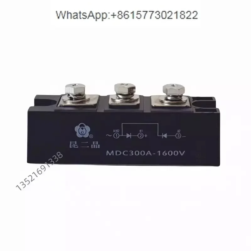Shanghai Kun Er Jing rectifier bridge double diode bridge MDC300A1600V MDC300A1200V
Shanghai Kun Er Jing rectifier bridge double diode bridge MDC300A1600V MDC300A1200V