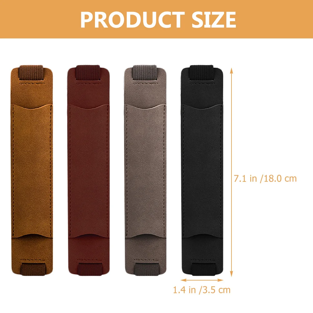 4pcs Pu Holder For Notebook Adjustable Elastic Band Dust-Proof Scratch-Resistant Portable Pen Pouch Business
4pcs Pu Holder For Notebook Adjustable Elastic Band Dust-Proof Scratch-Resistant Portable Pen Pouch Business