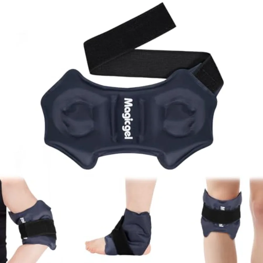 Magic Gel Ankle Ice Pack Wrap for Swelling and Sprained Ankles, Reusable Hot and Cold Therapy Gel Ice Pack for Ankle Injuries a
Magic Gel Ankle Ice Pack Wrap for Swelling and Sprained Ankles, Reusable Hot and Cold Therapy Gel Ice Pack for Ankle Injuries a