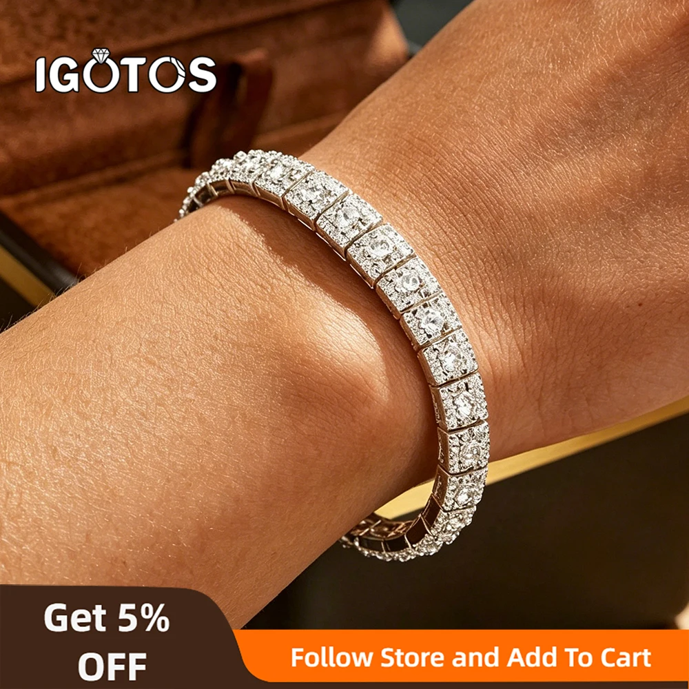 3mm Square Full Moissanite Tennis Bracelet For Women 925 Sterling Silver Engagement Wedding Fine Jewelry Gift with GRA Certified
3mm Square Full Moissanite Tennis Bracelet For Women 925 Sterling Silver Engagement Wedding Fine Jewelry Gift with GRA Certified