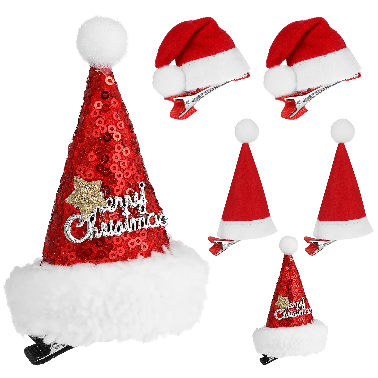 6Pcs Christmas Hat Hairpin Kids Accessories Girls Small Clips Toddler Xmas Durable Material Festive Suitable All Hair Types
6Pcs Christmas Hat Hairpin Kids Accessories Girls Small Clips Toddler Xmas Durable Material Festive Suitable All Hair Types
