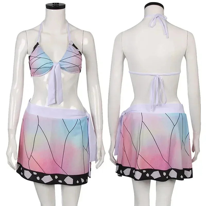 Kochou Shinobu sexy swimwear deadslayer theme tanjiou nezuko Agatsuma zenitsu cosplay bikini dress up Halloween gift
Kochou Shinobu sexy swimwear deadslayer theme tanjiou nezuko Agatsuma zenitsu cosplay bikini dress up Halloween gift