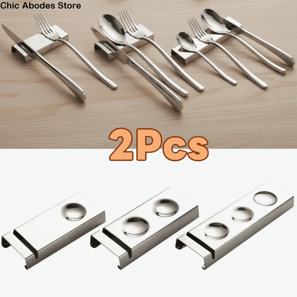 2 Pieces Simple 304 Stainless Steel Spoon Rest Dual-use Non-slip Spoon Rack Rust-proof Chopstick Rest Hotel
2 Pieces Simple 304 Stainless Steel Spoon Rest Dual-use Non-slip Spoon Rack Rust-proof Chopstick Rest Hotel