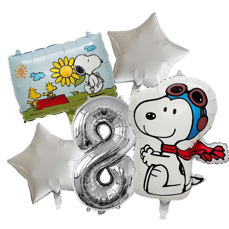 Snoopy Birthday Balloons Set boy girl Number Balloon Suit Foil Ballon Cartoon Birthday Party Supplies Decor Baby Shower Gift
Snoopy Birthday Balloons Set boy girl Number Balloon Suit Foil Ballon Cartoon Birthday Party Supplies Decor Baby Shower Gift