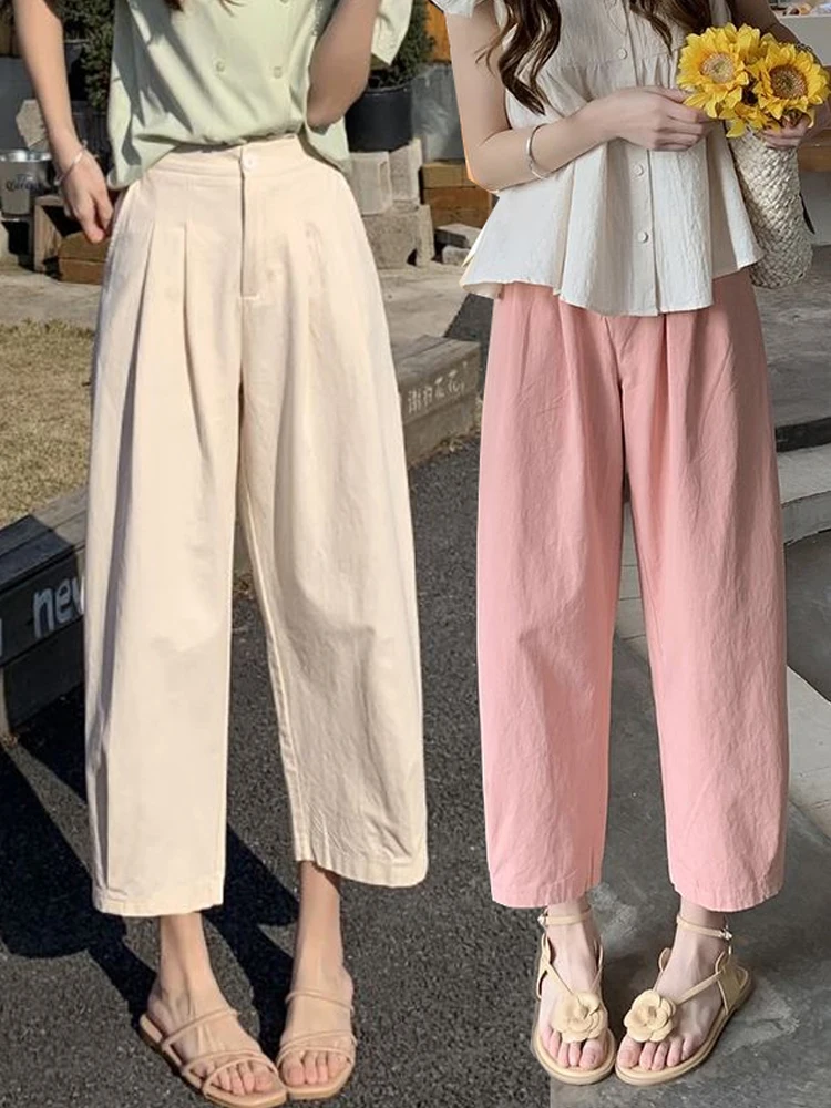 Japanese Style Cotton Linen Wide Leg Pants Women Summer Thin Small Loose Straight Casual Nine Points Cabbage Harlan Lantern P...
Japanese Style Cotton Linen Wide Leg Pants Women Summer Thin Small Loose Straight Casual Nine Points Cabbage Harlan Lantern P...