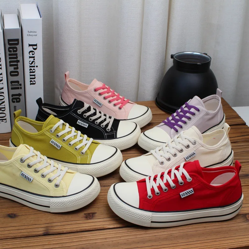 Low-Top Mango Head Canvas Shoes Women's Versatile College Style Breathable Wide Foot Square Head Thin Sole Flat Board Shoes
Low-Top Mango Head Canvas Shoes Women's Versatile College Style Breathable Wide Foot Square Head Thin Sole Flat Board Shoes