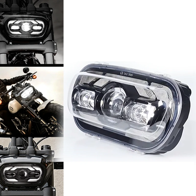 Motorcycle Light Accessories Fat Bob King 65W led driving headlight for Harley Fat Bob 2008-2019、
Motorcycle Light Accessories Fat Bob King 65W led driving headlight for Harley Fat Bob 2008-2019、