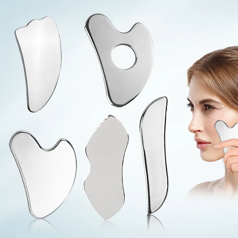 Facial Stainless Steel Scraper Massage Gua Sha Tool Face Lift Anti-Aging Skin Tightening Cooling Metal Contour Reduce Puffiness
Facial Stainless Steel Scraper Massage Gua Sha Tool Face Lift Anti-Aging Skin Tightening Cooling Metal Contour Reduce Puffiness