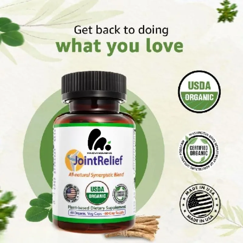 JointRelief Joint Support Supplement, 30 Day Supply, Joint Health Supplement, Organic, Natural, Pure, Non GMO, Gluten Free
JointRelief Joint Support Supplement, 30 Day Supply, Joint Health Supplement, Organic, Natural, Pure, Non GMO, Gluten Free
