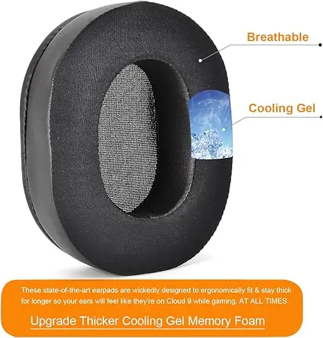 Cooling Gel Replacement Ear Pads Earpads For ATH M50X/M40X HyperX Cloud/Alpha Sony MDR-1ABT/1RBT/1RNC/7506 Ear Cushion
Cooling Gel Replacement Ear Pads Earpads For ATH M50X/M40X HyperX Cloud/Alpha Sony MDR-1ABT/1RBT/1RNC/7506 Ear Cushion