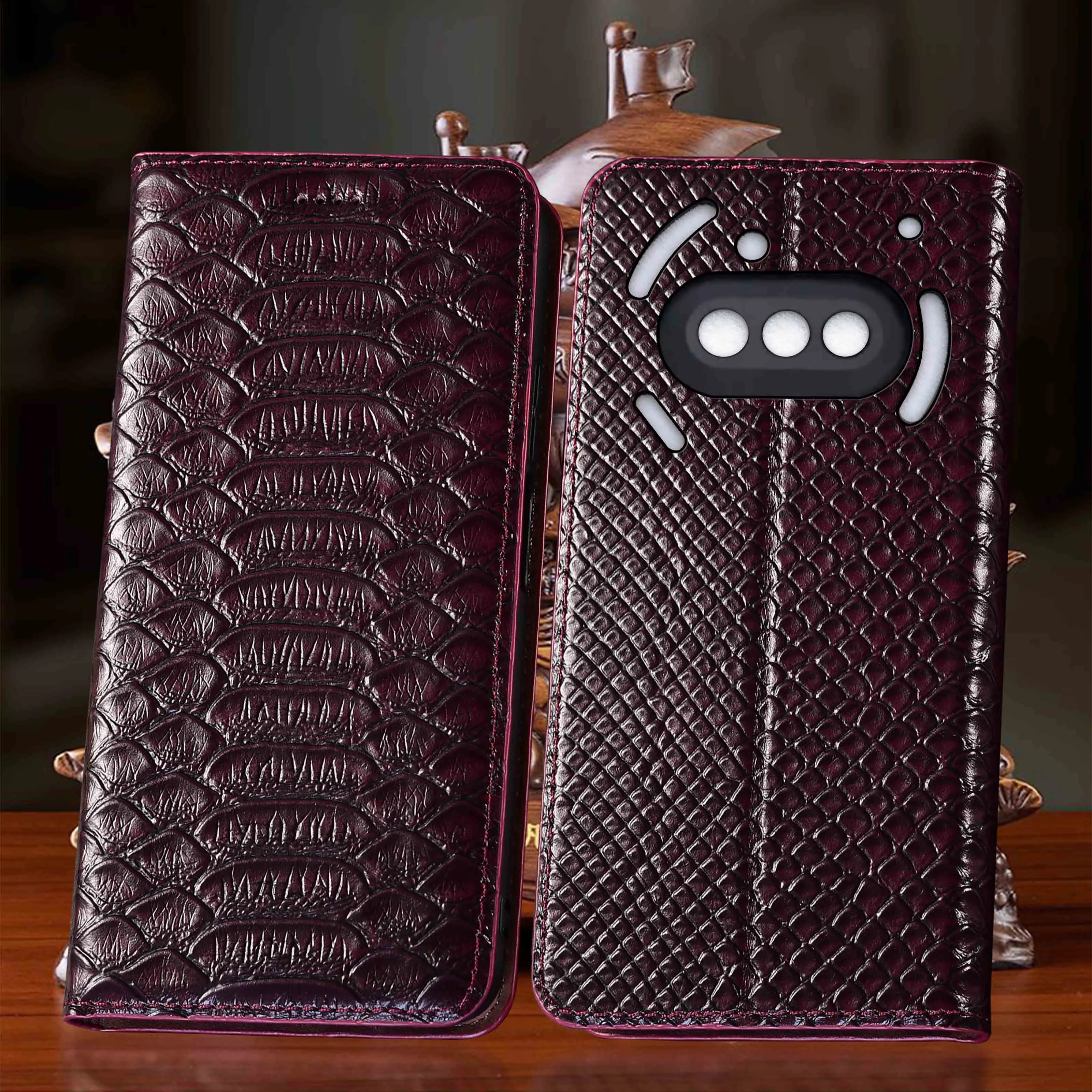 For Nothing CMF Phone 1 2 2A 3 3A 4A Pro Plus Python Pattern Of Genuine Leather Flip Phone Cover Case Cowhide Scratch-Resistant
For Nothing CMF Phone 1 2 2A 3 3A 4A Pro Plus Python Pattern Of Genuine Leather Flip Phone Cover Case Cowhide Scratch-Resistant
