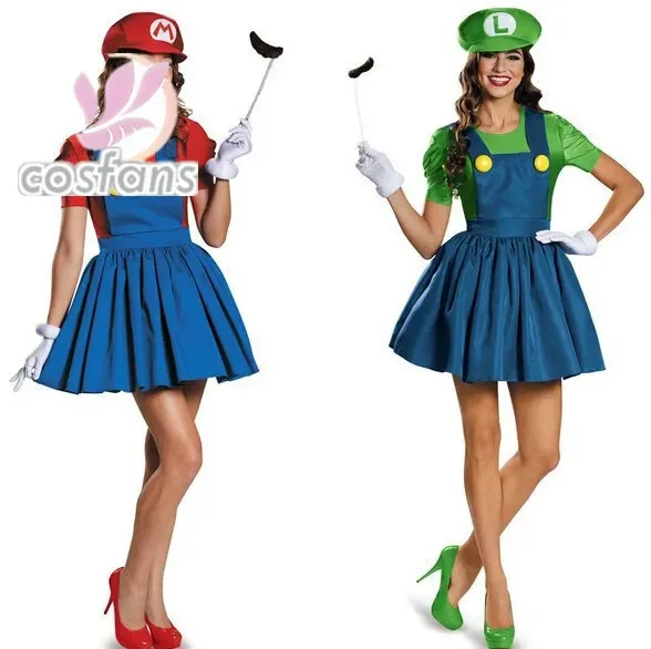 Забавный костюм для косплея Super Luigi Brothers, костюм для косплея, юбка, шляпа, шапки на Хэллоуин для женщин и девочек, нарядное платье для вечеринки
Забавный костюм для косплея Super Luigi Brothers, костюм для косплея, юбка, шляпа, шапки на Хэллоуин для женщин и девочек, нарядное платье для вечеринки
