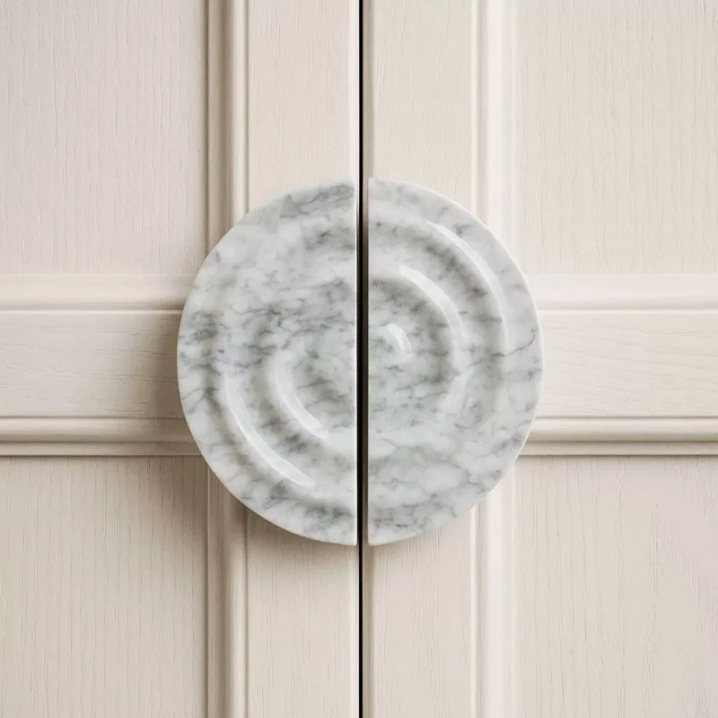 Light Luxury Retro 100% Natural Marble Handle for Commercial Glass Doors
Light Luxury Retro 100% Natural Marble Handle for Commercial Glass Doors