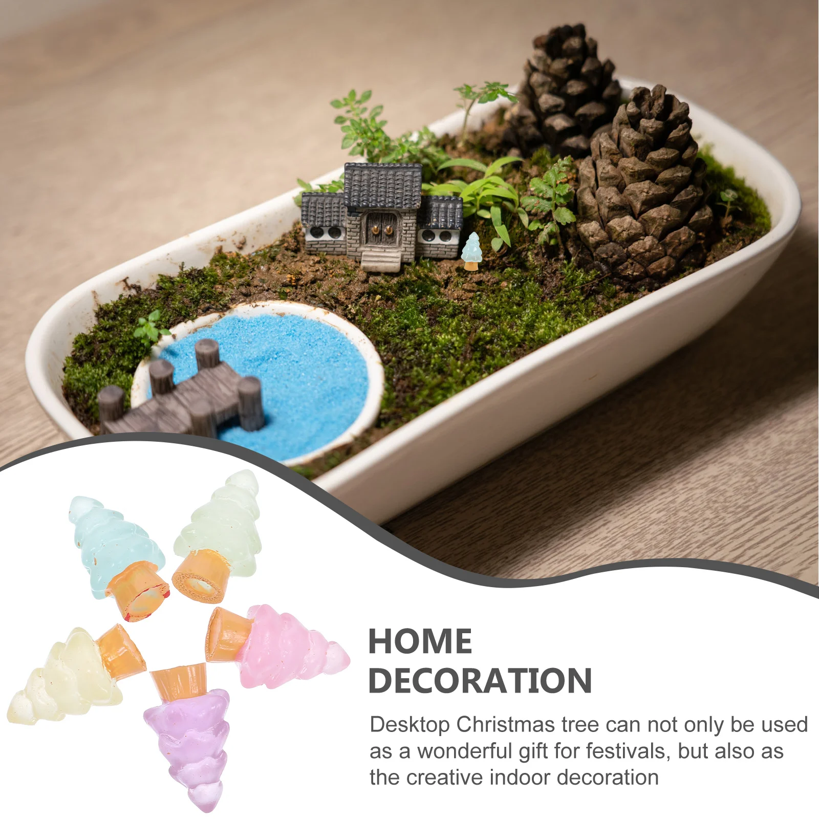 25Pcs Decorative Mini Christmas Trees Luminous Desktop Ornaments Festive Home Office Xmas Supplies Mini Christmas Trees
25Pcs Decorative Mini Christmas Trees Luminous Desktop Ornaments Festive Home Office Xmas Supplies Mini Christmas Trees
