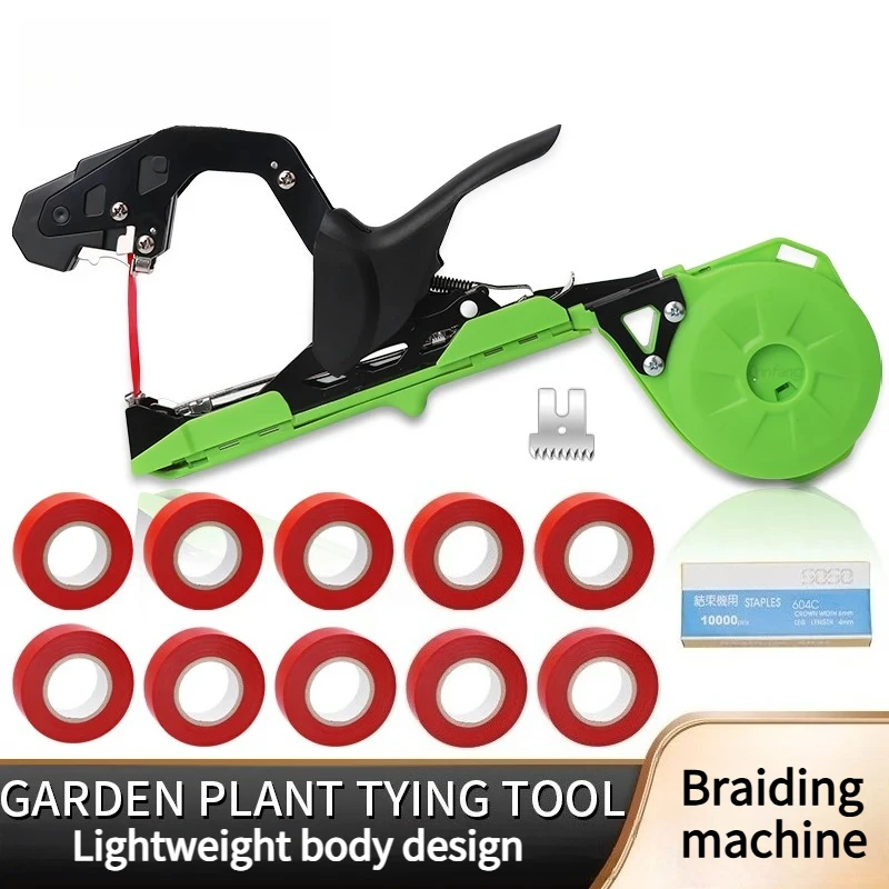 Garden Hand Tying Machine Plant Lightweight Garden Tools Plant Tape tool for Vegetables Grapes Tomatoes Cucumbers Garden
Garden Hand Tying Machine Plant Lightweight Garden Tools Plant Tape tool for Vegetables Grapes Tomatoes Cucumbers Garden
