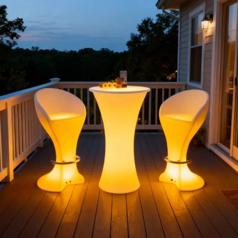 16 Colors LED Illuminated Bar Chair Modern High Boy Stool for Nightclub Party Hotel Dining Living Room Outdoor Rental Plastic
16 Colors LED Illuminated Bar Chair Modern High Boy Stool for Nightclub Party Hotel Dining Living Room Outdoor Rental Plastic