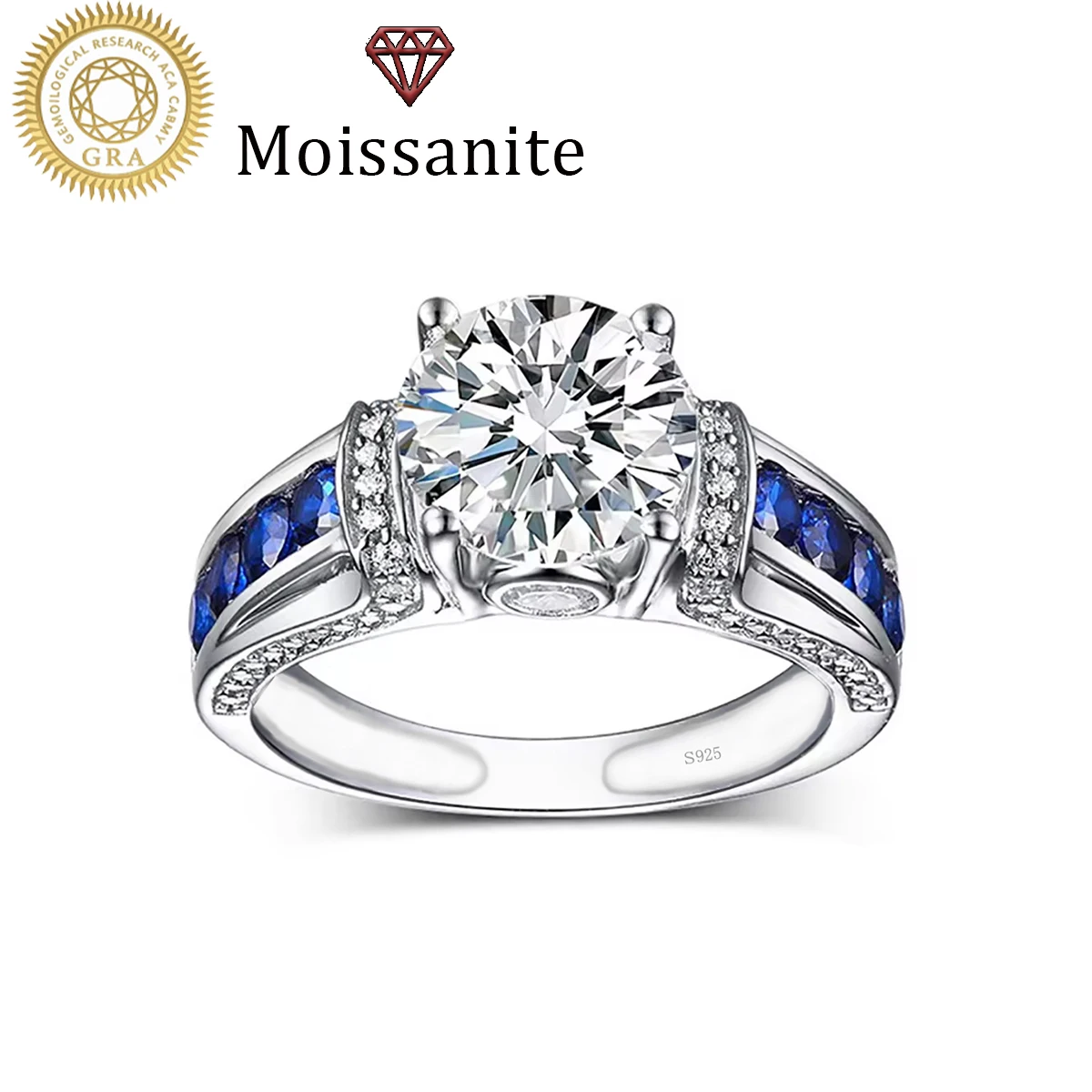 1 шт. женское обручальное кольцо, кольцо с синей окантовкой и четырьмя крапанами для женщин, 5. Серебро 925 пробы, 6 г, с муассанитом 2 карата, в богемном дворцовом стиле, для помолвки, предложения руки и сердца, свадьбы, годовщины, подарка на День святог
1 шт. женское обручальное кольцо, кольцо с синей окантовкой и четырьмя крапанами для женщин, 5. Серебро 925 пробы, 6 г, с муассанитом 2 карата, в богемном дворцовом стиле, для помолвки, предложения руки и сердца, свадьбы, годовщины, подарка на День святог