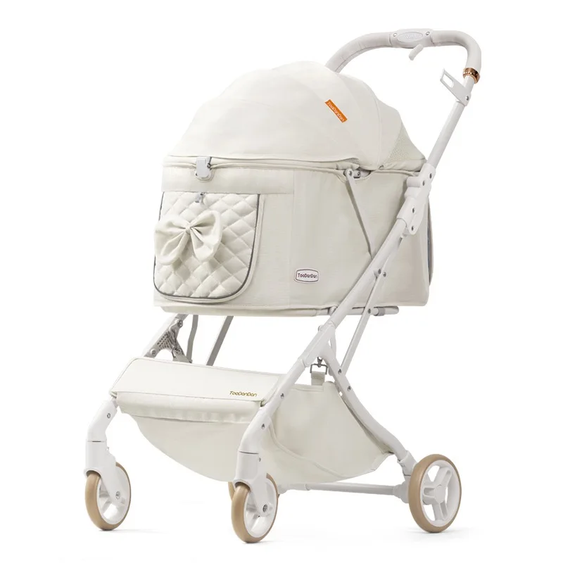 Korean-Style 4-Wheel Metal Pet Stroller Lightweight Portable Fashion One-Click Fold Airplane-Friendly 20KG Capacity Small Medium
Korean-Style 4-Wheel Metal Pet Stroller Lightweight Portable Fashion One-Click Fold Airplane-Friendly 20KG Capacity Small Medium