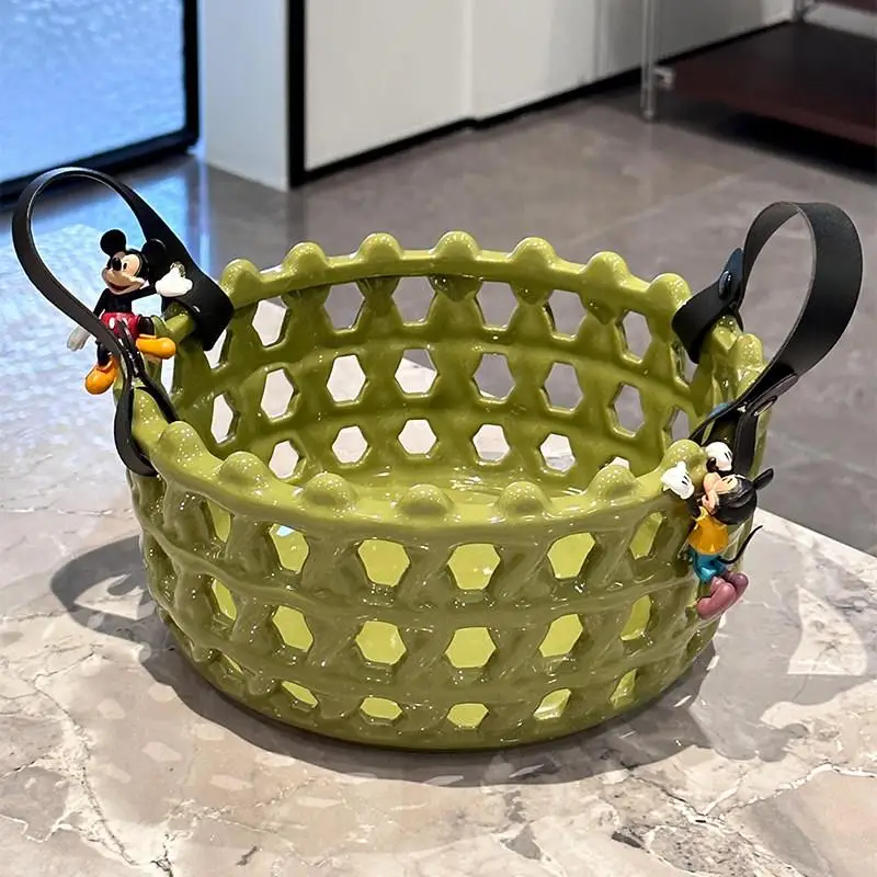 Ceramic Fruit Basket High Aesthetic Value Storage Basket for Living Room Tea Table Snacks Fruit Tray Dining Table
Ceramic Fruit Basket High Aesthetic Value Storage Basket for Living Room Tea Table Snacks Fruit Tray Dining Table
