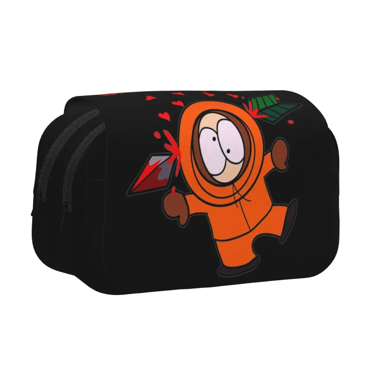 Double Clamshell Pen Case Love Is Dead Kenny South-Parks Pencilcases Pen Holder for Student Bags Office Gifts Stationery
Double Clamshell Pen Case Love Is Dead Kenny South-Parks Pencilcases Pen Holder for Student Bags Office Gifts Stationery