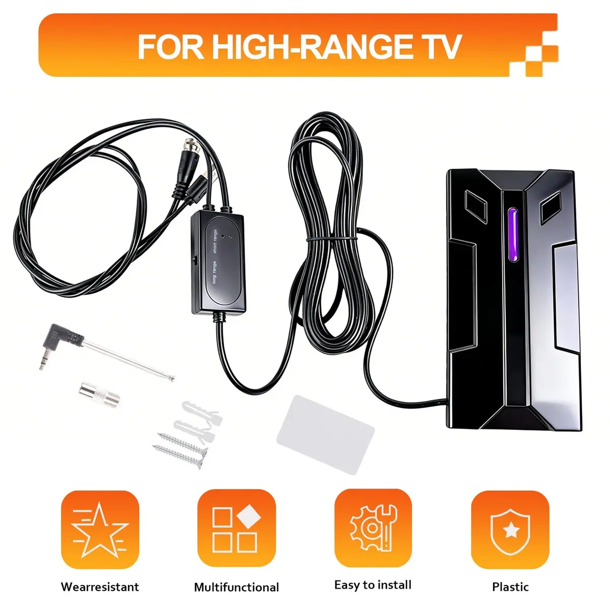 (BAAY) Мощный уличный и комнатный усилитель сигнала HDTV DVBT2 HD 4K для цифровой телевизионной антенны с широким радиусом действия
(BAAY) Мощный уличный и комнатный усилитель сигнала HDTV DVBT2 HD 4K для цифровой телевизионной антенны с широким радиусом действия