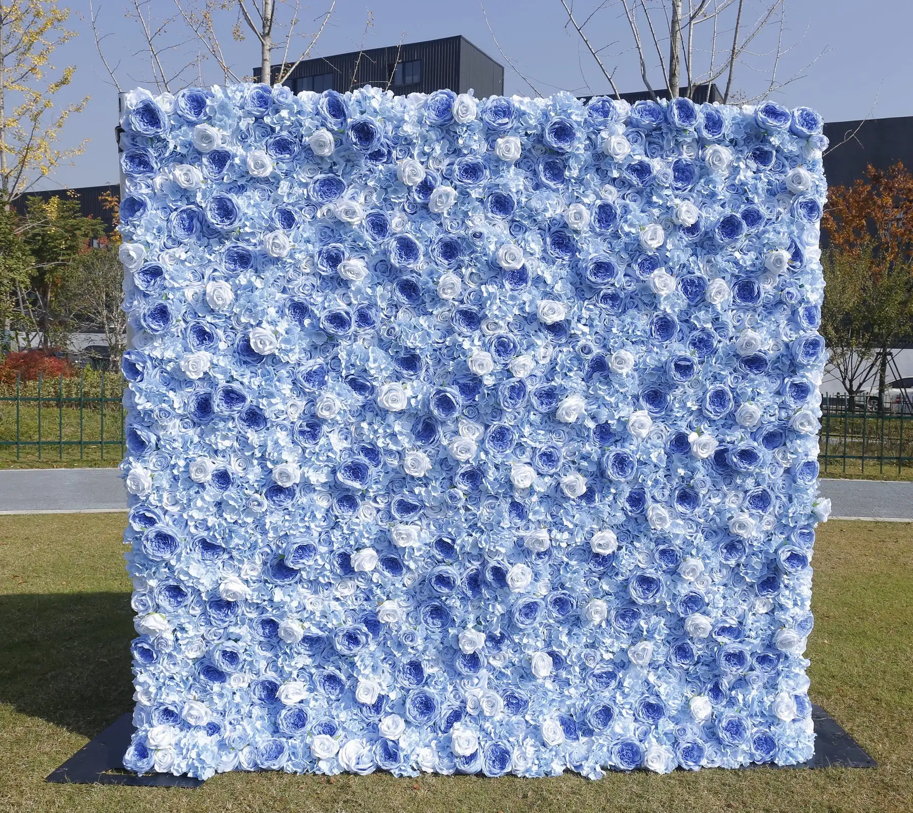 Royal Series Luxury 3D Blue Rose Peony Hydrangea artificial plant flower wall Birthday outdoor wedding background decoration
Royal Series Luxury 3D Blue Rose Peony Hydrangea artificial plant flower wall Birthday outdoor wedding background decoration