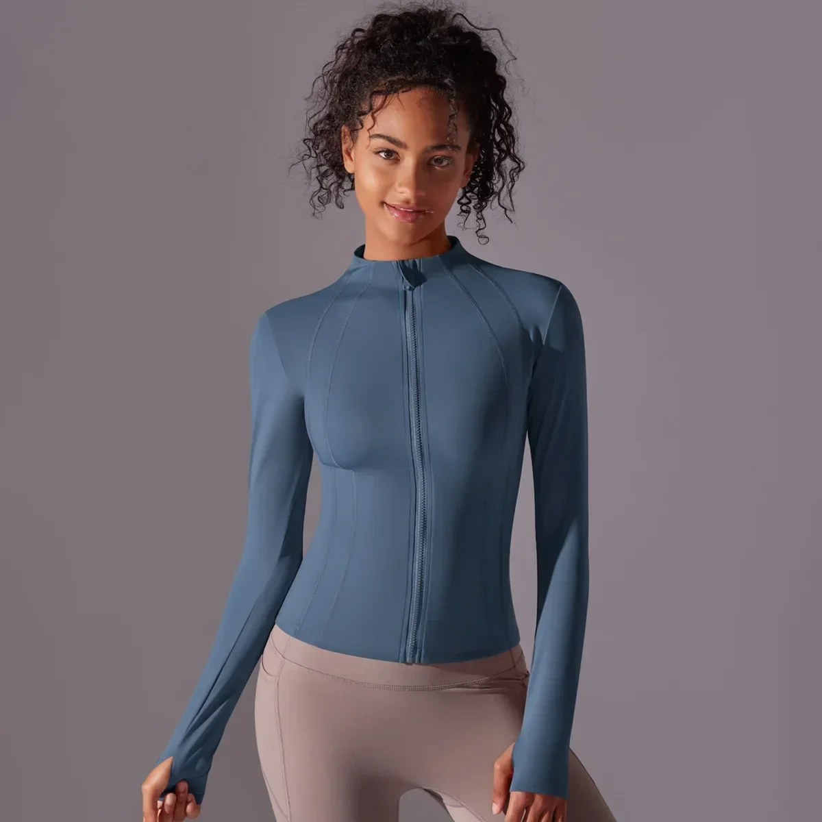 Women's New Yoga Clothes Long Sleeved Stand Up Collar Sports Jacket Gym Running Outdoor Camping Clothes Gym Top
Women's New Yoga Clothes Long Sleeved Stand Up Collar Sports Jacket Gym Running Outdoor Camping Clothes Gym Top