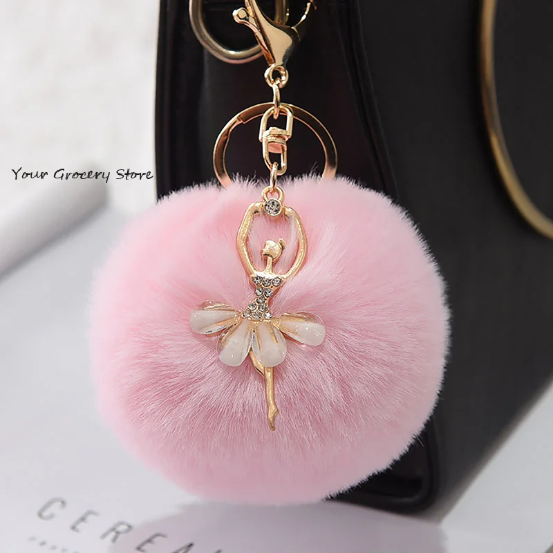 Fashion Ballet Dancer Keychain Cute Plush Ball Keyring Backpack Phone Pendant Accessories
Fashion Ballet Dancer Keychain Cute Plush Ball Keyring Backpack Phone Pendant Accessories