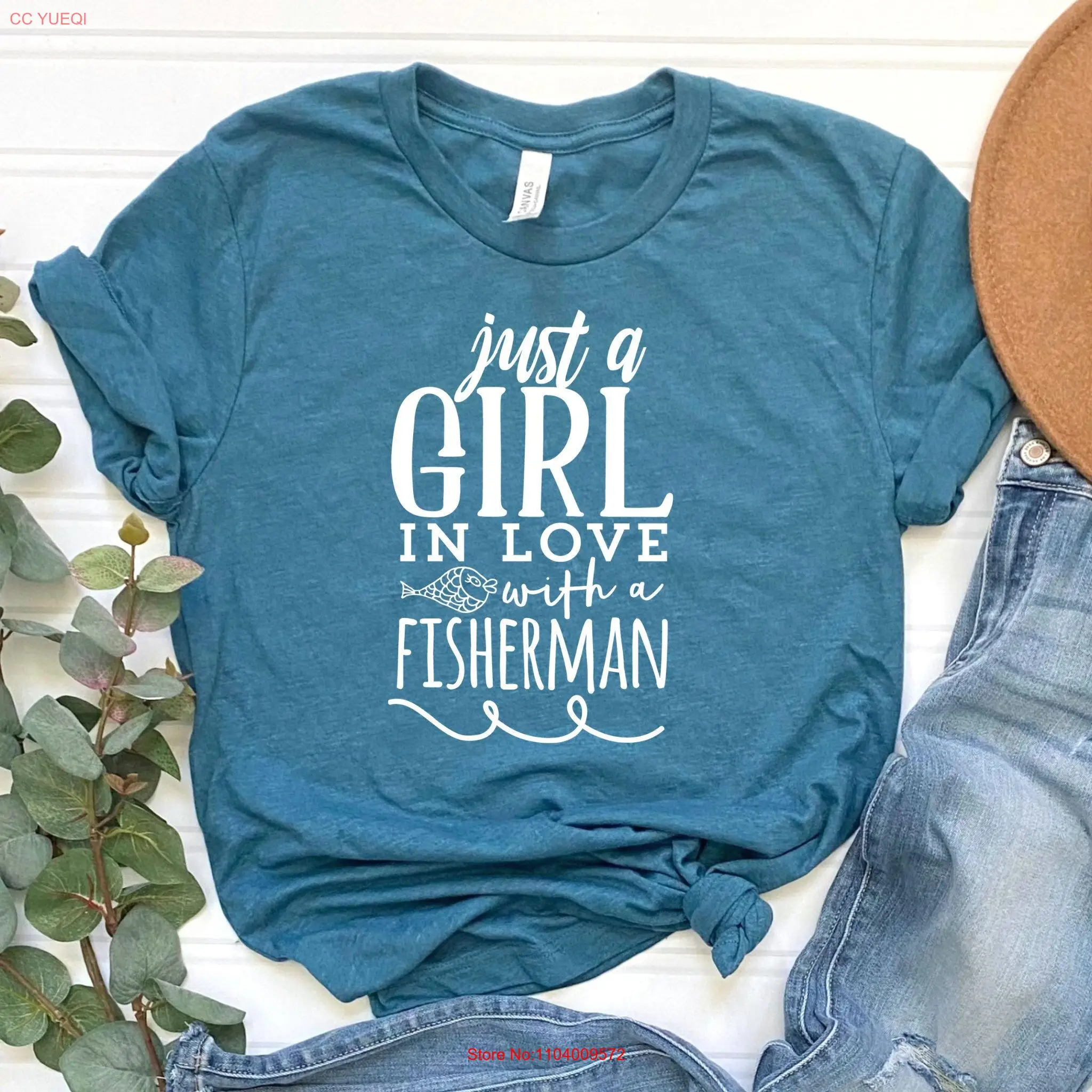 Just a Girl In Love With Fisherman T Shirt Fishing Girlfriend Wife long or short sleeves
Just a Girl In Love With Fisherman T Shirt Fishing Girlfriend Wife long or short sleeves