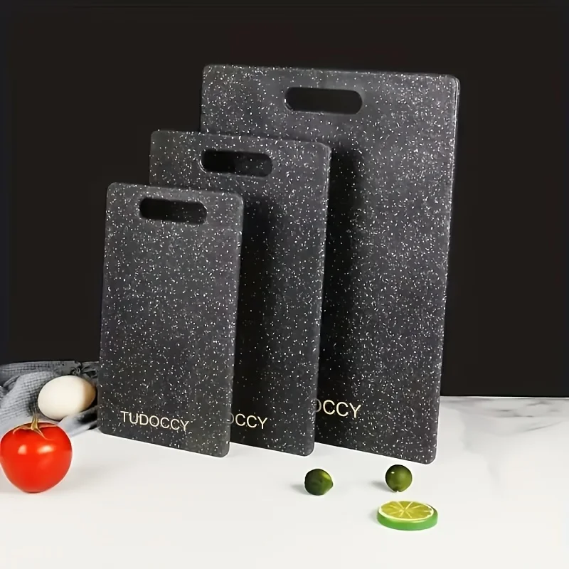 us3pcs/SET Kitchen Chopping Board, Two -color Large, Medium, Small -sized 3 -piece Set Of Cutting Board, Excluding BPA Cutting Board, Plastic Cutting Board With Easy Shaking Handle, Non -porous Meat Cutting Boardd
us3pcs/SET Kitchen Chopping Board, Two -color Large, Medium, Small -sized 3 -piece Set Of Cutting Board, Excluding BPA Cutting Board, Plastic Cutting Board With Easy Shaking Handle, Non -porous Meat Cutting Boardd