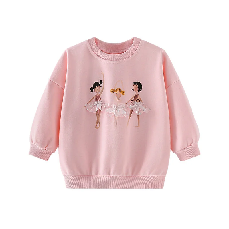 2-7T Cotton Dancing Long Sleeve New Girls Sweatshirts Girls Toddler Kids Clothing Autumn Spring Sport Baby Hooded Shirts
2-7T Cotton Dancing Long Sleeve New Girls Sweatshirts Girls Toddler Kids Clothing Autumn Spring Sport Baby Hooded Shirts