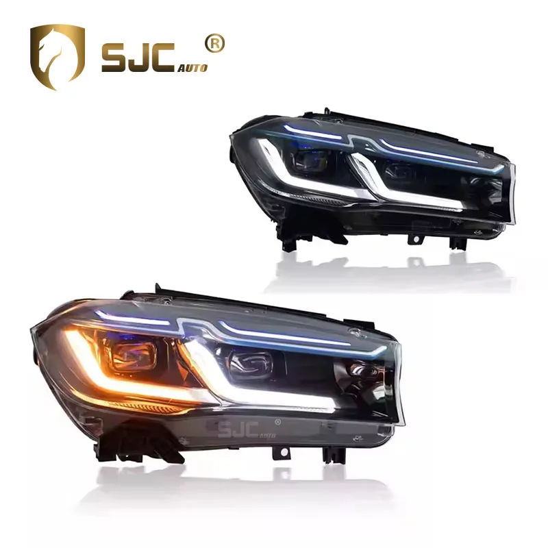 SJC New LED Headlight for BMW X5 F15 2014-2019 LED Headlights Assembly Upgrade M5 Double Lens Daytime Running Light Turn Signal 
SJC New LED Headlight for BMW X5 F15 2014-2019 LED Headlights Assembly Upgrade M5 Double Lens Daytime Running Light Turn Signal