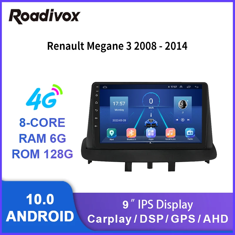 Автомагнитола 9 дюймов на android 10,0 для Renault Megane 3 2008-2014, видеоплеер с gps-навигацией, мультимедийный проигрыватель, стереомагнитола с видео
Автомагнитола 9 дюймов на android 10,0 для Renault Megane 3 2008-2014, видеоплеер с gps-навигацией, мультимедийный проигрыватель, стереомагнитола с видео